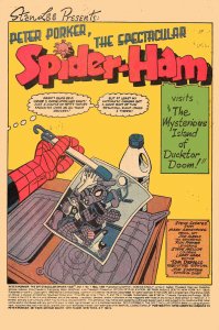 PETER PORKER SPIDER-HAM Two #1 Issues (''83-'85) From Marvel Tails & Star Comics