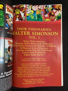 2009 THE MIGHTY THOR Marvel Visonaries Vol. 3 TPB FVF 7.0 1st Marvel / Simonson