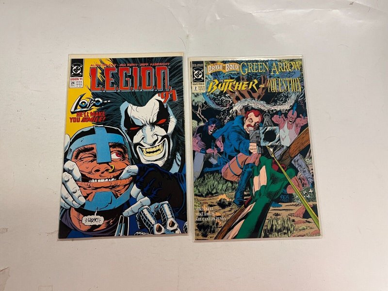 4 DC Comics JL Task Force 5 Legacy Superman 1 Butcher 2 Legion '91 24 46 RC47