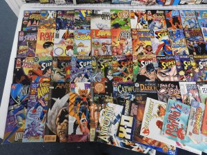 Huge Lot 190+ Comics W/ Superman, Batman, X-Men, +More! Avg FN Condition!