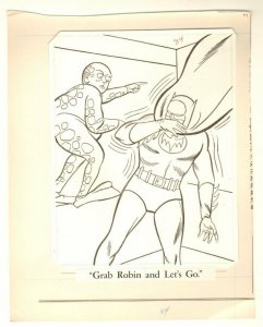 Batman Coloring Book Art p.84 - Batman vs.Frogman - 1966 by Jason Studios