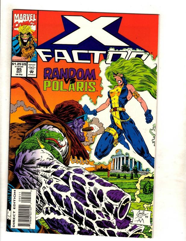 Lot Of 12 X-Factor Marvel Comic Books # 85 86 87 88 89 90 91 92 93 94 95 96 MF11