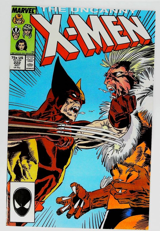 Uncanny X-Men (1981 series)  #222, NM- (Actual scan)