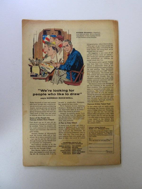 Fantastic Four #57 (1966) GD- condition piece of tape front cover