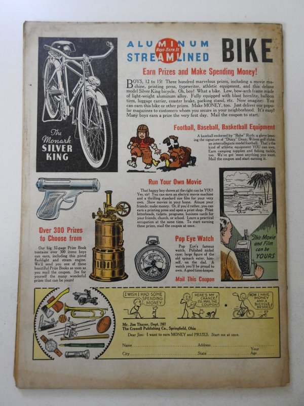 Famous Funnies #33 (1937) VG Condition 1 in cumulative spine split