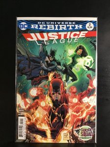 Justice League #2 NM- 9.2 DC Rebirth 2016 Superman & Batman, Tony Daniel Cover