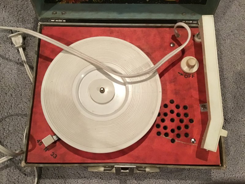 Model SP-19 Superman record player, 1978, in working condition