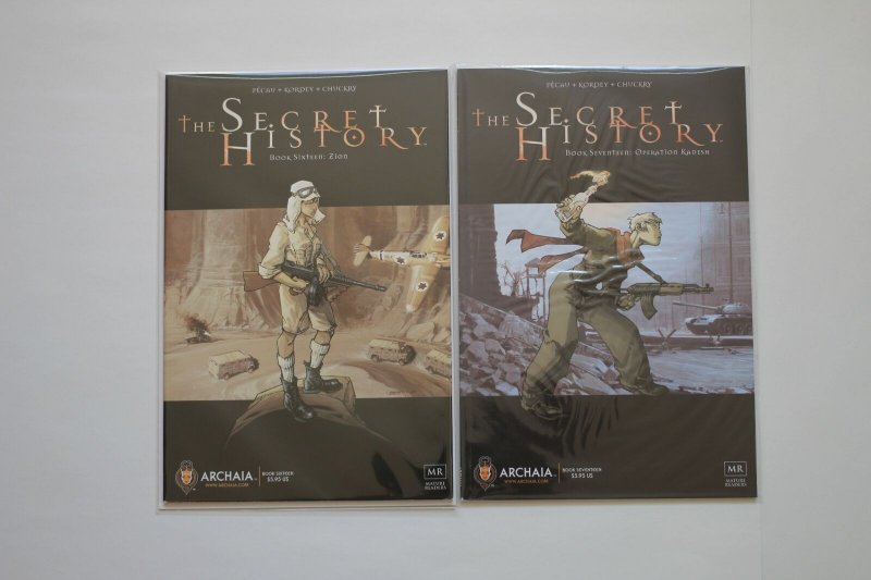 The Secret History 1 - 9, 11 - 20 Set Archaia Studios 2007 Comic Book Series NM