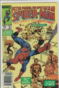 Spectacular Spider-man #83 - NM/NM+ Trial Of The Punisher Newsstand