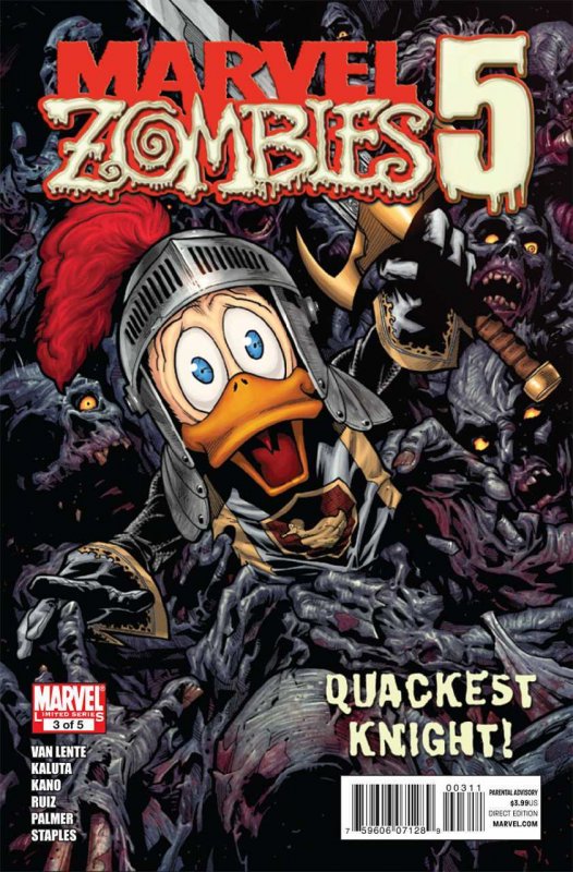 MARVEL ZOMBIES 5 #03 (2010) LEONARD KIRK | TRADE DRESS | HOWARD THE DUCK COVER