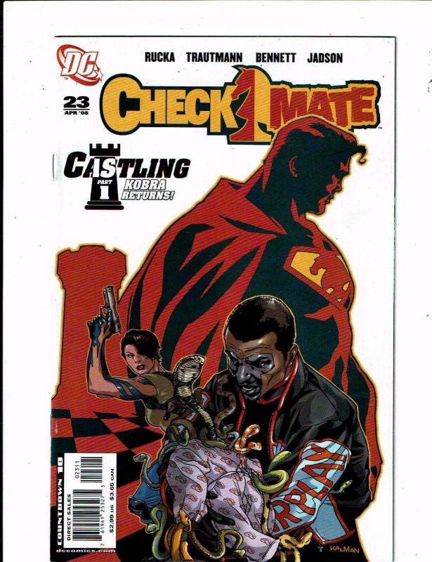 Lot Of 7 Checkmate DC Comic Books # 18 19 20 21 22 23 24 Batman Superman J212