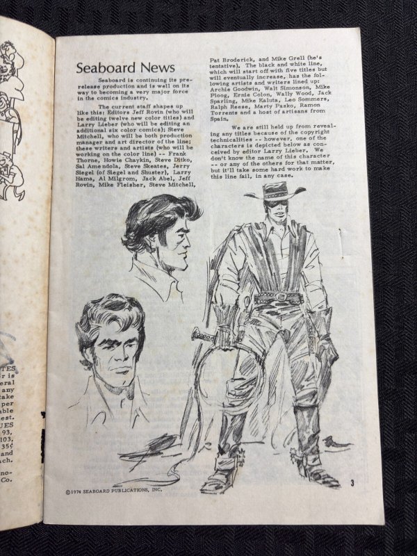 1974 THE COMIC READER Fanzine #110 VG 4.0 Luke Cage Cover SIGNED by Ron Wilson