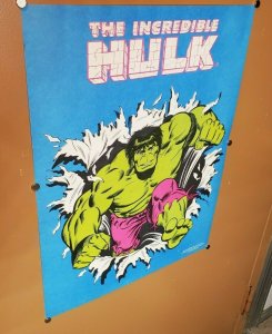 Incredible Hulk Poster 1979 Marvel Comic book promo Rare mint collectable