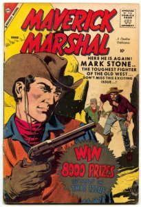 Maverick Marshal #3 1959- Charlton Western- Williamson cover VG-
