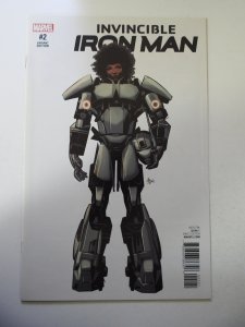 Invincible Iron Man #2 Deodato, Jr. Cover (2017) NM Condition