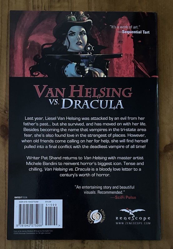 Van Helsing Vs Dracula Zenescope TPB SC Brand New