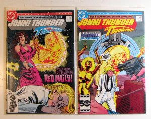 1985 Jonni Thunder A.K.A. Thunderbolt Lot of 2 #2, 4 DC Comic Books