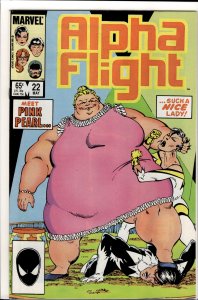 Alpha Flight #22 (1985) Alpha Flight [Key Issue]