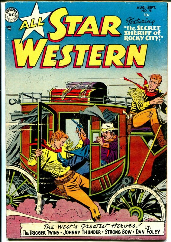 All Star Western #78 1954-DC-Trigger Twins-Strong Bow-VF