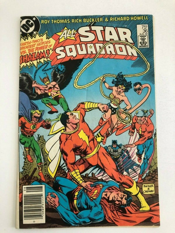 All-Star Squadron #36 (DC Comics 1984) SUPERMAN VS SHAZAM FN