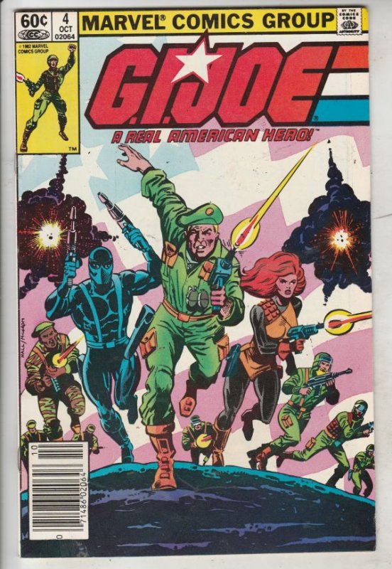 G.I. Joe #4 (Oct-82) NM- High-Grade G.I. Joe