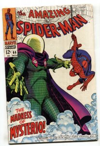 AMAZING SPIDER-MAN #66 1967-MYSTERIO-MARVEL-SILVER-AGE-FN/VF