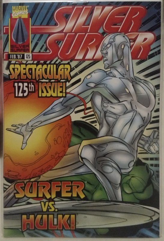 Silver Surfer #125 NM Surfer vs. Hulk