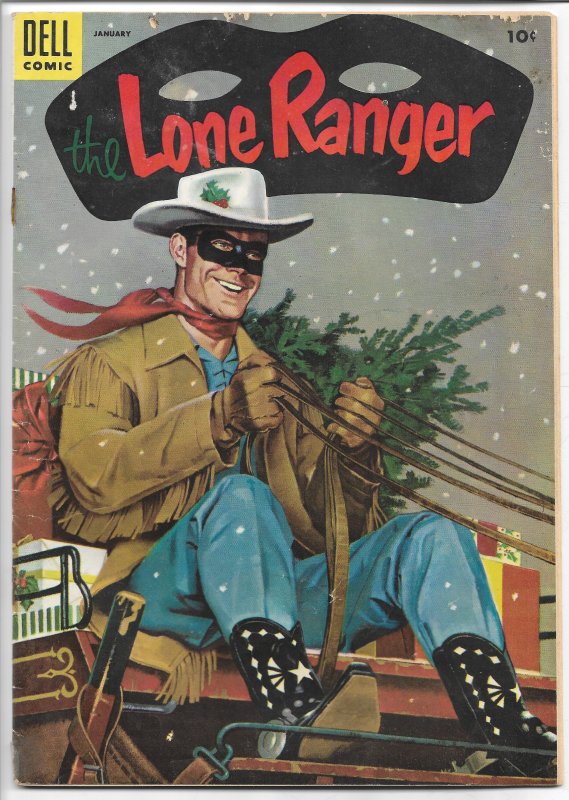 The Lone Ranger 79 - Golden Age - January, 1955  (G+)