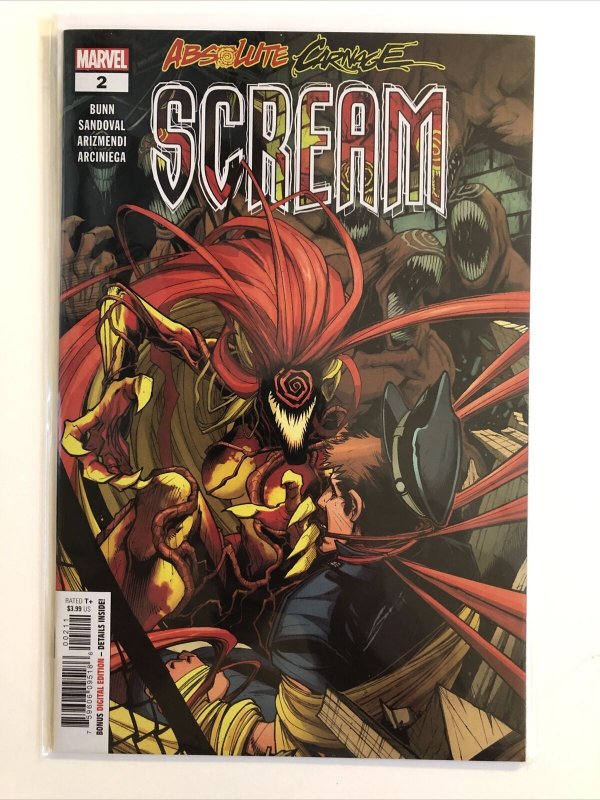 Complete Set Absolute Carnage Scream #1-3 Venom Symbiote Bunn Sandoval