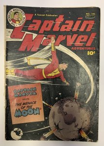 (1950) Captain Marvel Adventures #106 The Menace of the Moon! CC Beck Art!