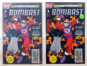 Bombast Lot of 2 #1 x2 (1993) Topps Comics 1st Print Comic Books