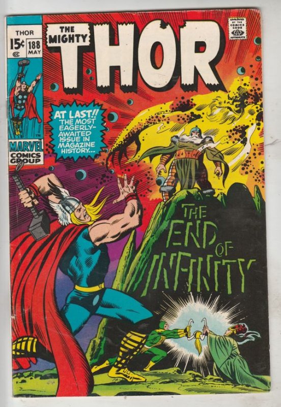 Thor, the Mighty #188 (May-71) VF/NM High-Grade Thor