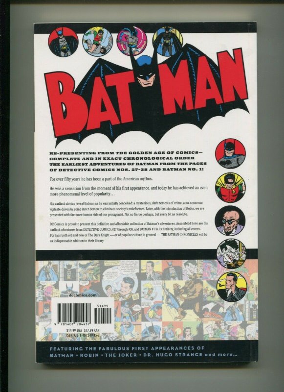 THE BATMAN CHRONICLES VOL. 1 (9.0) 2005