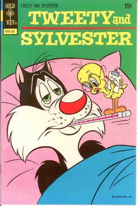 TWEETY & SYLVESTER (1963-1984 GK/WHIT) 29 VF-NM  1973 COMICS BOOK