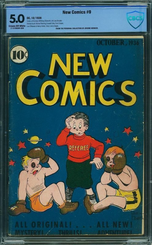 New Comics #9 (1936) CBCS 5.0 VGF