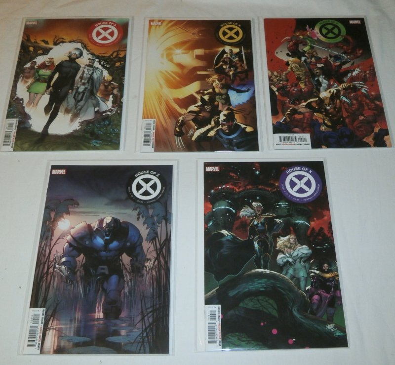 House of X (2019) #1,3-6 (set of 5) Hickman/Larraz, 1st prints