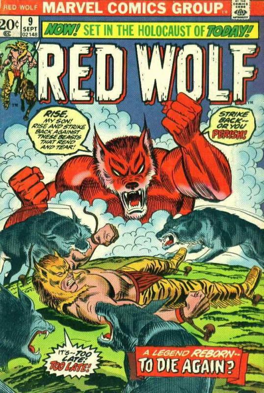 Red Wolf #9 VG; Marvel | low grade comic - save on shipping - details inside