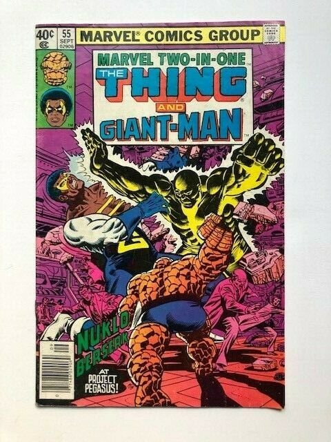 MARVEL Two in one THE THING AND GIANT MAN #55 Sept 2979 VG/F (A285)