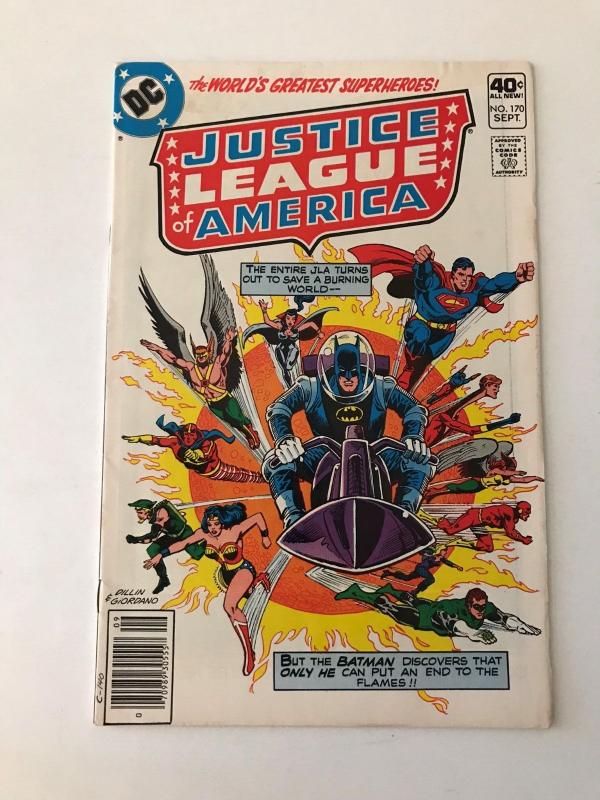 Justice League of America #170 (DC Comics; Sept, 1979) - Fine+/ VF