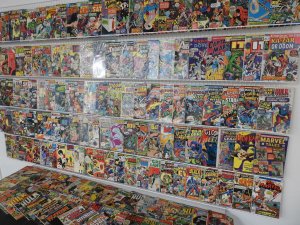 Huge Lot 160+ Silver/Bronze Low Grade Comics W/ Spider-Man, Batman, +! See desc