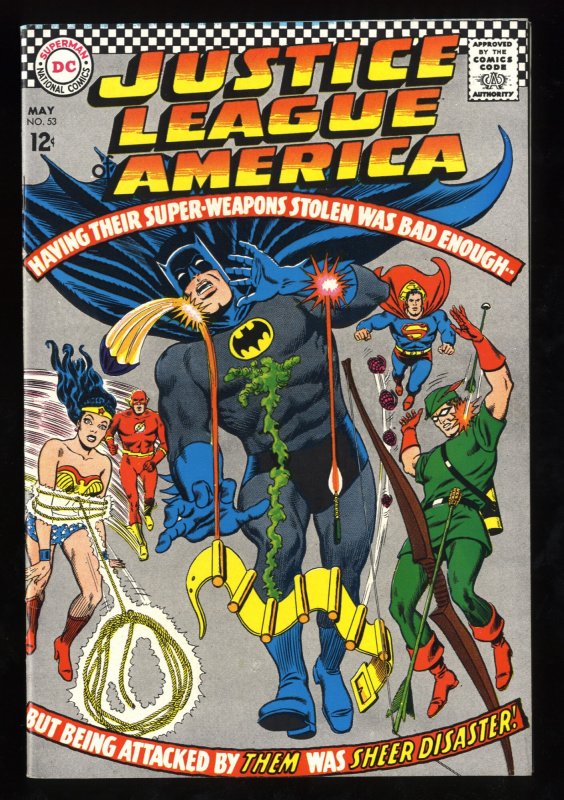 Justice League Of America #53 VF/NM 9.0 White Pages