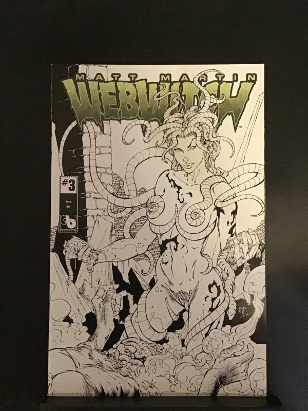 Webwitch #3 retailer incentive Black & White Cvr Matt Martin variant