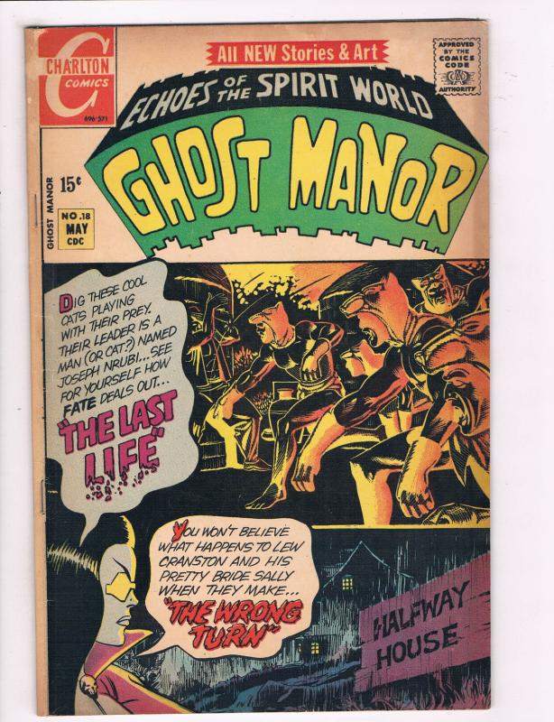 Ghost Manor #18 VF/NM Charlton Comics Comic Book DE27
