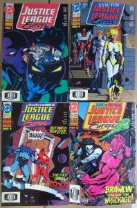 JUSTICE LEAGUE EUROPE Lot of 38 DC Comics 1989-1993 F-VF/+