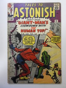 Tales to Astonish #51 (1964) GD/VG Condition! 1 1/2 in spine split