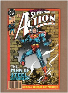 Action Comics #659 Newsstand DC Comics 1990 Superman FN/VF 7.0