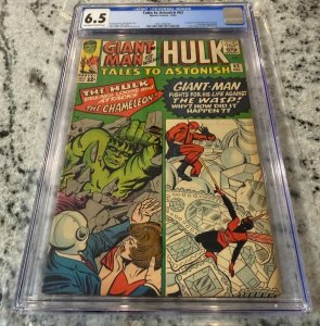 Tales To Astonish # 62 CGC Graded 6.5 Marvel Comic Book Hulk 1st Leader App JH33