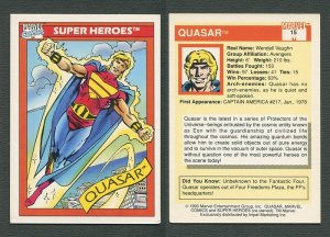 1990 Marvel Comics Card  #15 ( Quasar )  NM