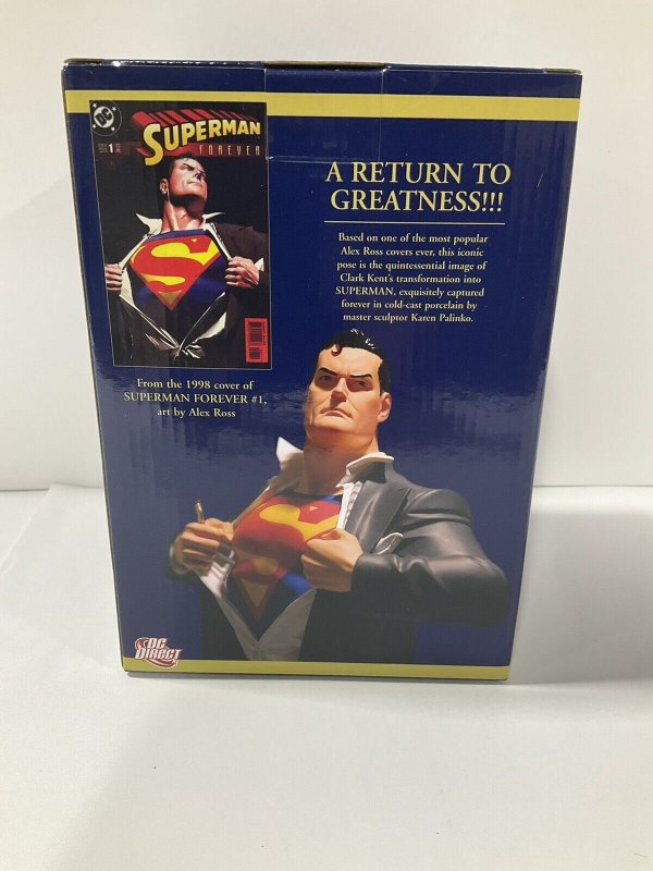 SUPERMAN FOREVER 1 MINI STATUE LIMITED EDITION BY ALEX ROSS SEALED 622/4000