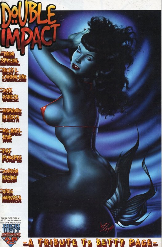 Double Impact Bikini Special Betty Paige(1998)Comic Book Impact Grade VF- 7.5